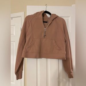 Lululemon Half Zipper Scuba Hoodie Pink Clay XS/S